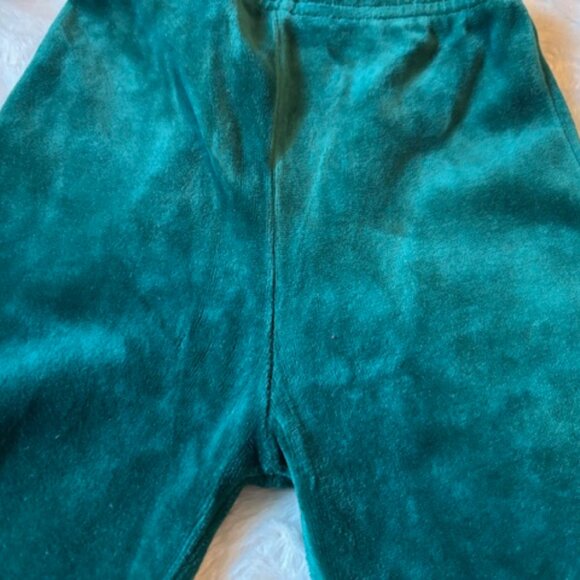 Sears Baby Two-piece Green Velour Size 12 MTHS 20 LBS Holiday Vintage EUC - Picture 13 of 14